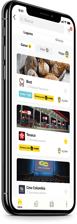 mockup celular con app leal